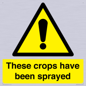 These crops have been sprayed
